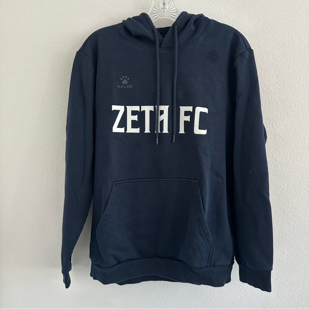 Kelme Men's Navy‎ "Zeta FC" Soccer Hoodie Size: S